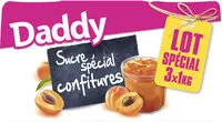 Mängden socker i Daddy confidelice special confiture lot 3x1kg