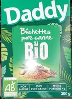 Mängden socker i Boite de bûchettes 4g canne blond bio daddy 300g
