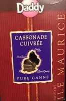 Mängden socker i Cassonade cuivrée