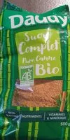 Mängden socker i Sucre complet sachet pure canne bio daddy 500g