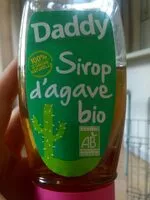 Mängden socker i Daddy sirop d'agave bio