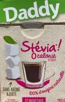 Mängden socker i Morceaux stevia 0 calorie daddy140g