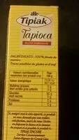 Mängden socker i Tapioca