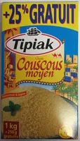 Mängden socker i Graine Couscous moyen (+25% gratuit)