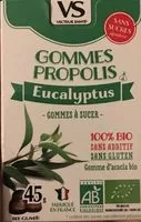 Mängden socker i Gommes propolis eucalyptus