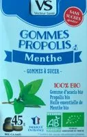 Mängden socker i Gommes Propolis Menthe Sans Sucre Bio