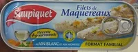 Mängden socker i Filets de maquereaux Vin blanc et aromates