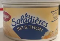 Mängden socker i Les saladières riz et thon