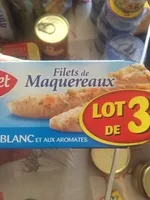 Mängden socker i Filets de maquereaux au vin blanc & aromates