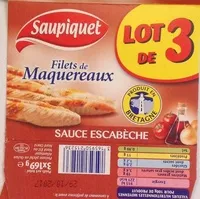 Mängden socker i Filets de maquereaux sauce escabèche