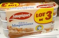 Mängden socker i Filets de Maquereaux Marinade au Cidre