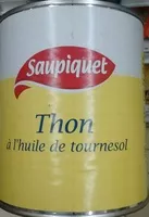 Mängden socker i Thon à l'huile de tournesol