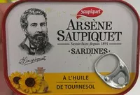 Mängden socker i Sardines à l'huile de tournesol