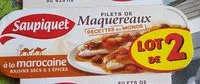 Mängden socker i Filets de maquereaux à la marocaine