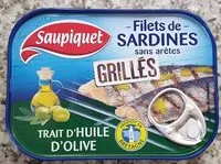 Mängden socker i Filets de sardines sans arêtes grillés, trait d'huile d'olive