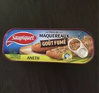 Mängden socker i Filet de Maquereaux gout fume