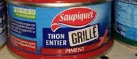 Mängden socker i Thon entier grillé  au piment