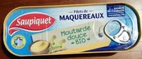 Mängden socker i Filet de maquereaux a la moutarde douce bio