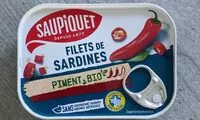 Mängden socker i Filet de sardine piment bio