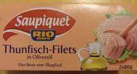 Mängden socker i Saupiquet Thunfischfilets In Olivenöl 2 X 80G
