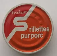 Mängden socker i Rillettes pur porc