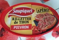 Mängden socker i Rillettes de thon poivron poir apero