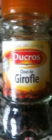 Mängden socker i Ducros - Clous de Girofle