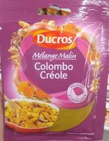 Mängden socker i Mélange malin Colombo Créole