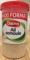 Mängden socker i Ail semoule Ducros