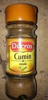 Mängden socker i Cumin Moulu, 32 Grammes, Marque Ducros