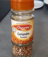 Mängden socker i Ducros Coriandre Entiére Flacon