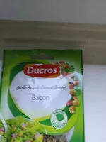 Mängden socker i Ducros Salade Croustillante Bacon. Sachet Malin 20G