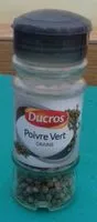Mängden socker i Ducros Poivre Vert Déshydraté