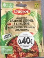 Mängden socker i Mélange pour gratin de légumes à l’italienne