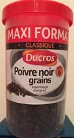 Mängden socker i Poivre noir grains - maxi format classique