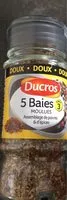 Mängden socker i 5 Baies moulues