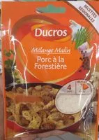 Mängden socker i Mélange Malin Porc à la Forestière