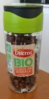 Mängden socker i Clous de Girofle Ducros Bio