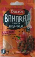 Mängden socker i Ducros Baharat épice Moyen-Orient