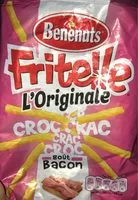 Mängden socker i Lay's Fritelle goût bacon