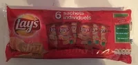 Mängden socker i Lay's Nature 6 x 25 g