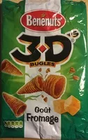 Mängden socker i 3D's Bugles goût fromage
