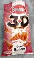 Mängden socker i Bénénuts 3D's Bugles Goût bacon