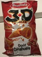 Mängden socker i Lay's 3D's Bugles goût cacahuète