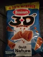 Mängden socker i 3 D BUGLES Nature