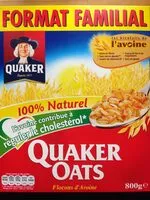 Socker och näringsämnen i Quaker oats