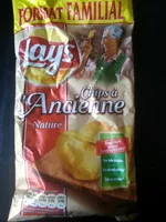 Mängden socker i Chips à l'ancienne Nature (format familial)