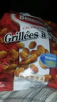 Mängden socker i Cacahuètes grillées à sec