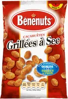 Mängden socker i Bénénuts Cacahuètes grillées à sec 6x120g