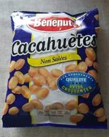 Mängden socker i Bénénuts Cacahuètes grillées & non salées